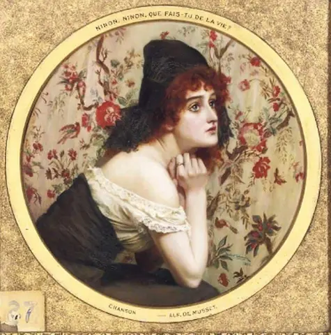 Ninon Ninon Vad gör du med livet - Alfred De Musset 1900