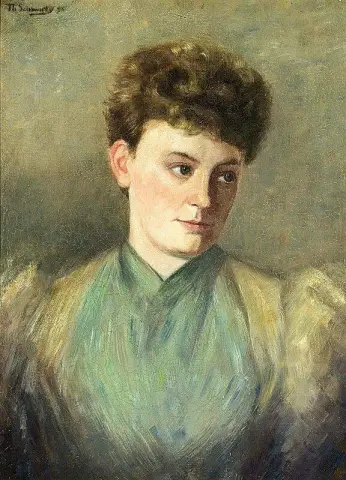 Et portrett av en elegant dame 1894