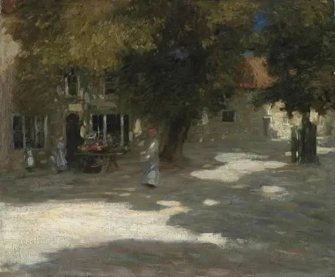 כיכר מוארת באור שמש 1904
