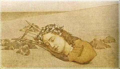 Η μελέτη της λύρας του Ορφέα περ. 1898