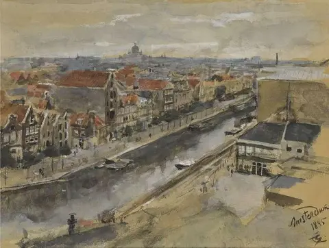 מבט על אמסטרדם 1885