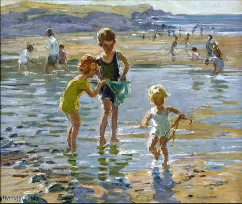 Al mare, circa 1942