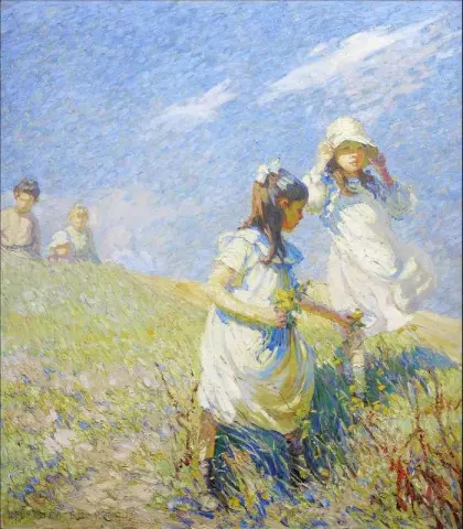 Il vento sulla collina