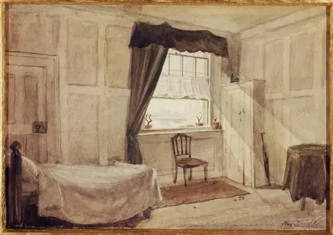 Уильям Блейк. Мастерская и комната смерти, около 1880 года.