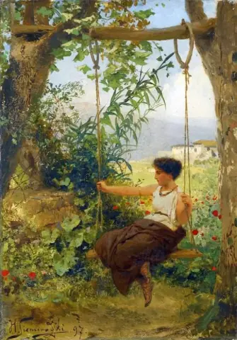 Girl On A Swing 1897