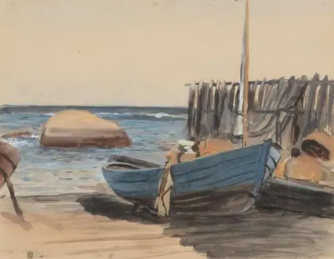 Boat By The Shore