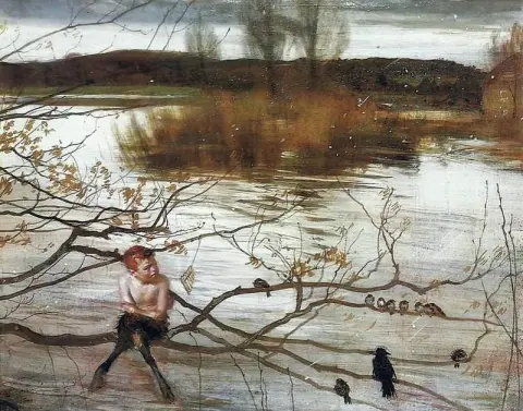 The Beautiful Is Fled Ca. 1900