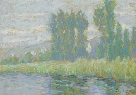 Seinen rannat La Roche-guyonissa noin 1886-90