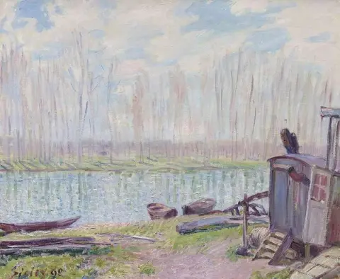 Banks Of The Loing 1890