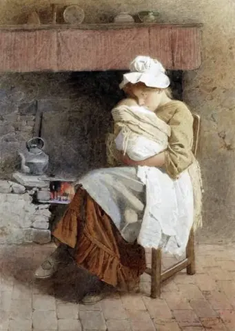 Vid vaggvisa 1908