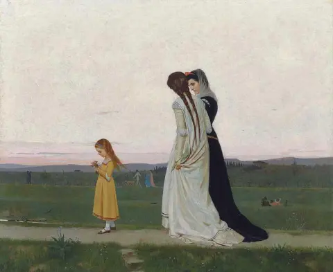 Вечерняя прогулка по окрестностям Флоренции 1870