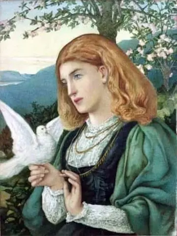 Figur av en jente 1880