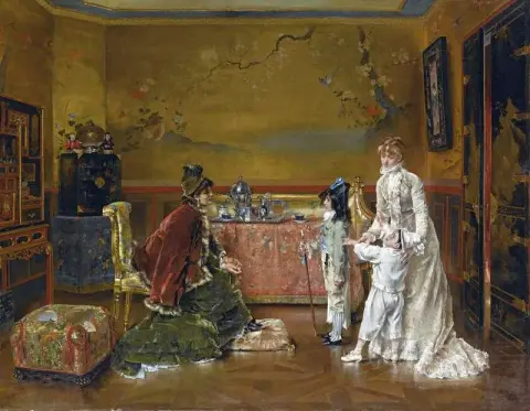Готовы к маскарадному балу 1879 г.