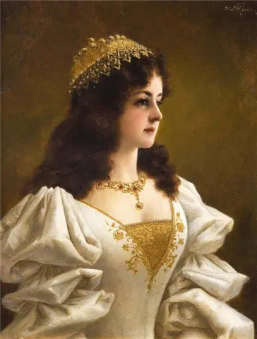 Orientalisches Mädchenbildnis 1890