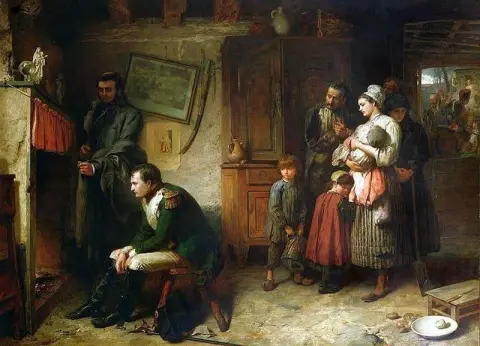 בדרך מווטרלו לפריז 1863