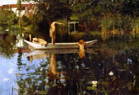 Купальщицы, около 1882 г.