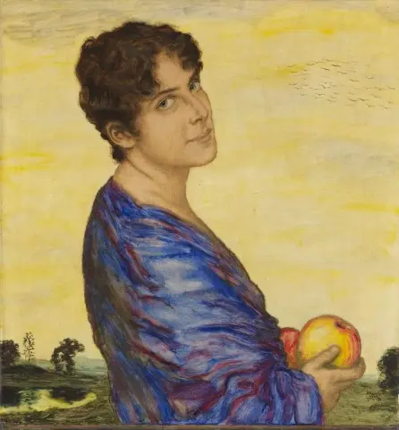 Porträtt Frau Von Stuck ca 1914