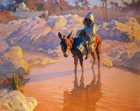 En el borde del agua Ca. 1932