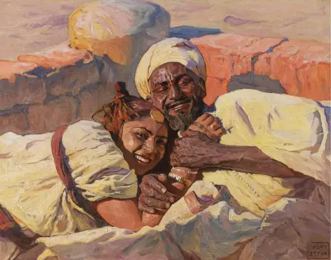 La pareja feliz