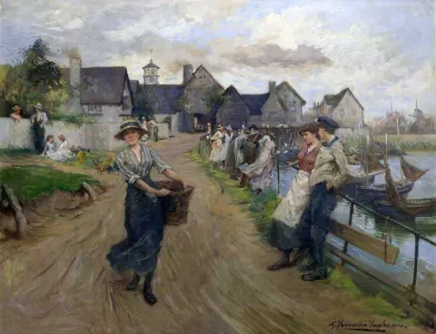 Op de Promenade 1914