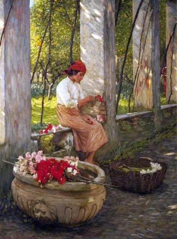 En ligurisk blomsterjente