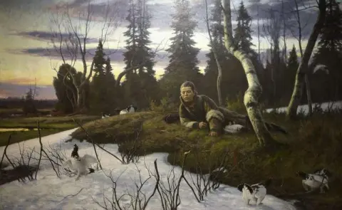 Riplock - Norrlandskt Varvinterlandskap 1905