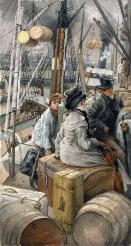 Waiting At Dockside