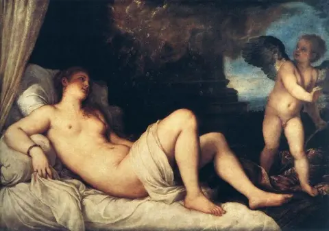 Danae och guldregnet -1544