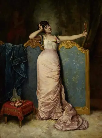 Admiring Her Looks 1881