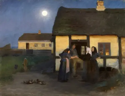 Na Frente Da Casa De Christoffer S. Uma noite de verão em Skagen