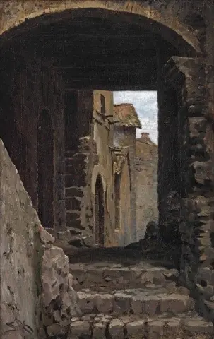 Nas Escadas Sora 1880