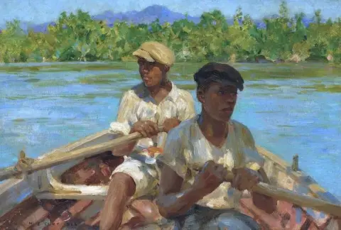 Black River Boatmen Jamaika 1924