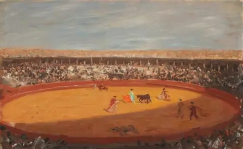 Tjurfäktning i Sevilla 1902