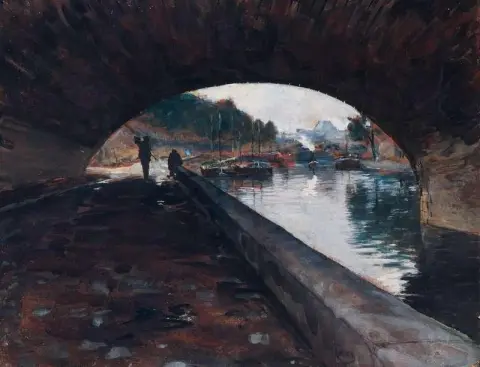 퐁 생 미셸(Pont Saint Michel) 아래 세느강을 따라 파리