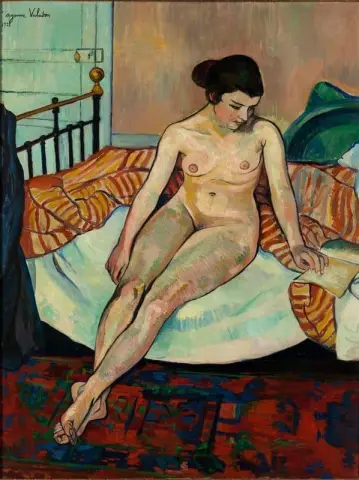 عارية على الغلاف المخطط 1922