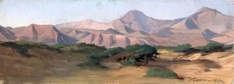 Mellan Perugia och Gubbio 1867