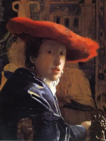 Ragazza con cappello rosso
