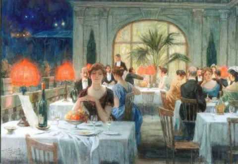 이브닝 인 헷 호텔 메라네르호프 Ca. 1920