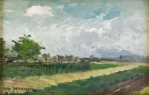 Sommarlandskap Barbizon 1871