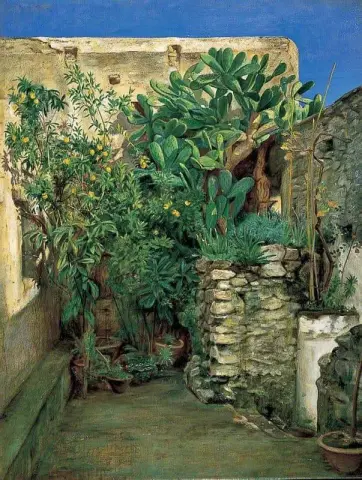 Γωνία μιας ανατολικής αυλής 1870