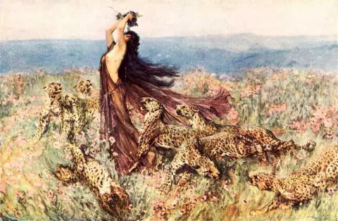 To Bacchante 1909