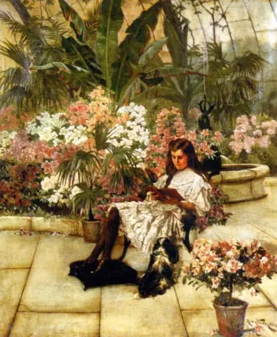 In The Conservatory 1882