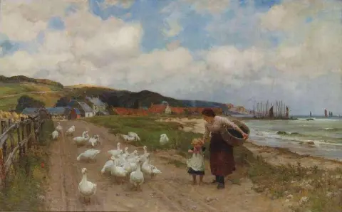 Freunde oder Feinde, ca. 1890
