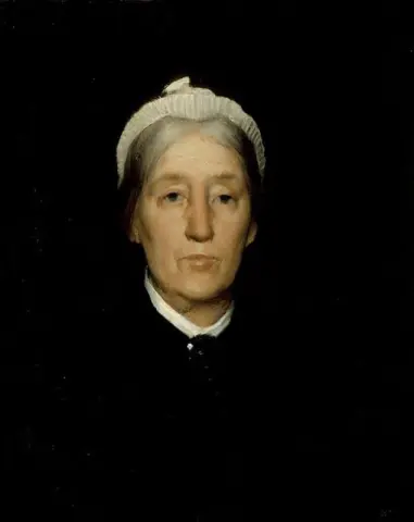 Porträtt av Mrs Robert Walter Weir ca 1885