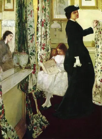 Harmoni i grønt og rose. Musikkrommet 1860-61