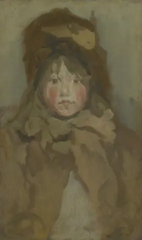 Portrett av et barn ca. 1885-95