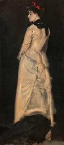 Portrett av fru Louise Jopling 1877