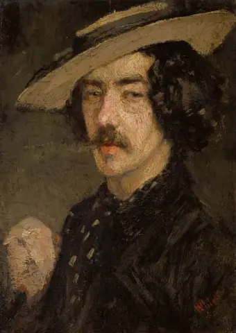 Whistler Smoking Ca. 1856-60