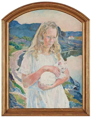 Girl With Cat