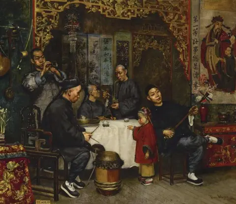 الموسيقيين الصينيين 1884